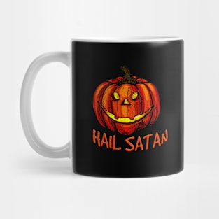 Happy Halloween Hail Satan | Halloween | Satanic Holiday Mug